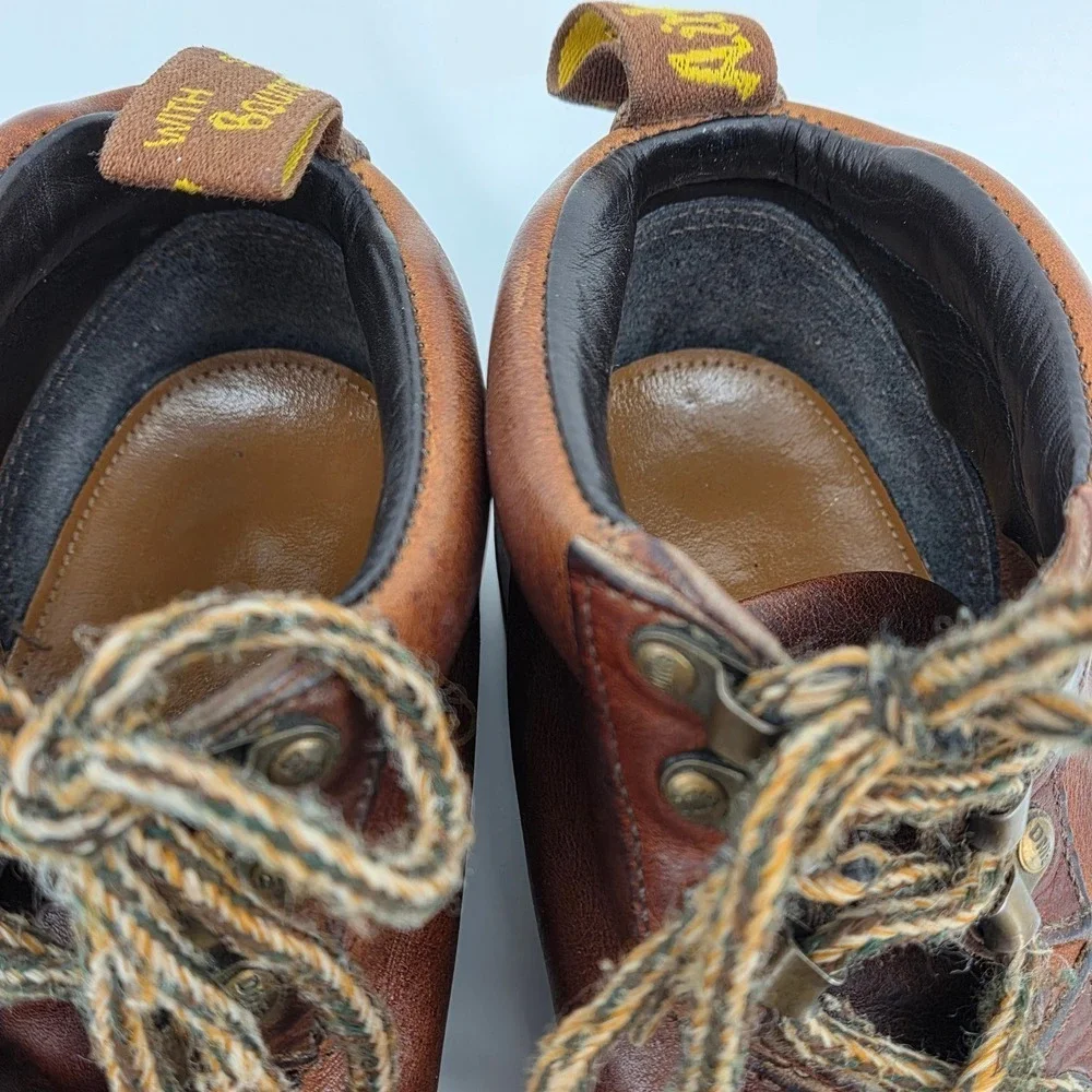 Dr. Martens 8287 Brown‎ Leather Monkey Boots Chunky Y2K Distressed Mens 7